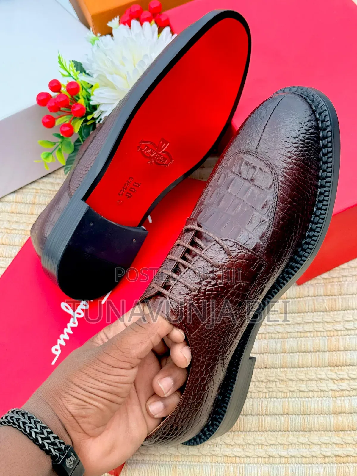 Weston Crocodile  Leather Shoes 