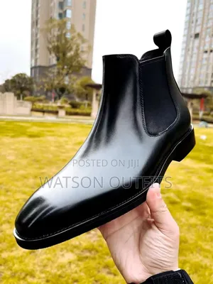 Men's Leather Boots or Shoes or Boot Footwears S Ferragamo Branded
