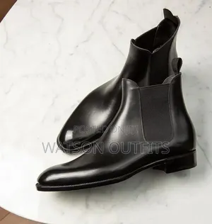 Men's Leather Boots or Shoes or Boot Footwears S Ferragamo Branded