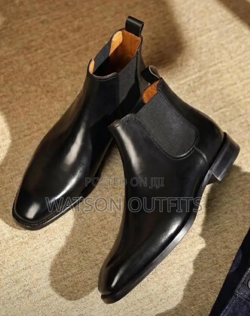 Men's Leather Boots or Shoes or Boot Footwears S Ferragamo Branded