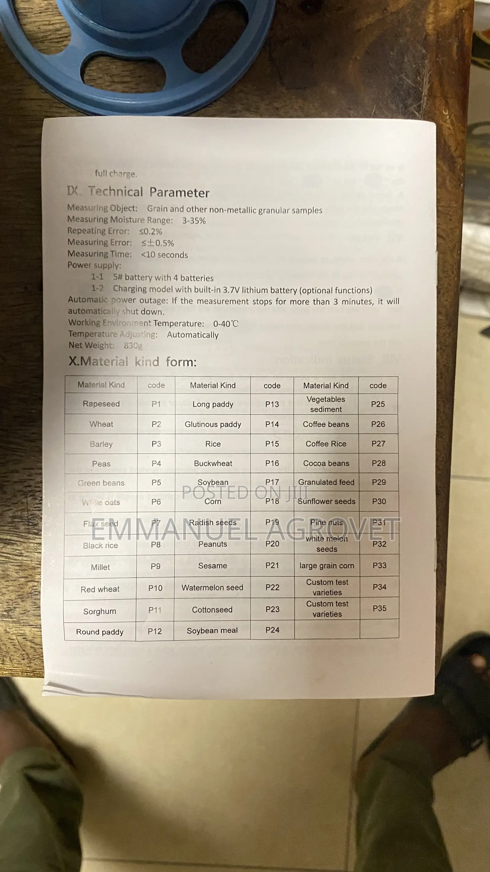 Moesture Tester