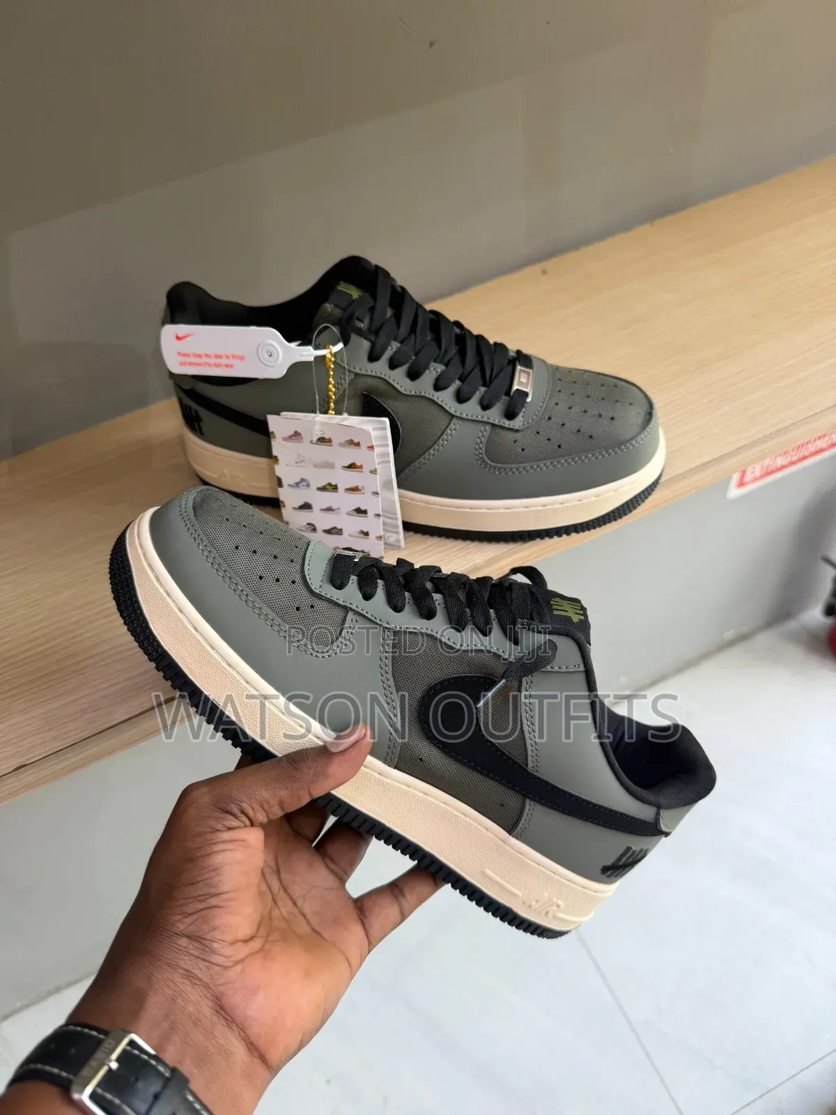 Men's Leather Sneaker Footwears or Shoes Nike Airforce 1 Branded