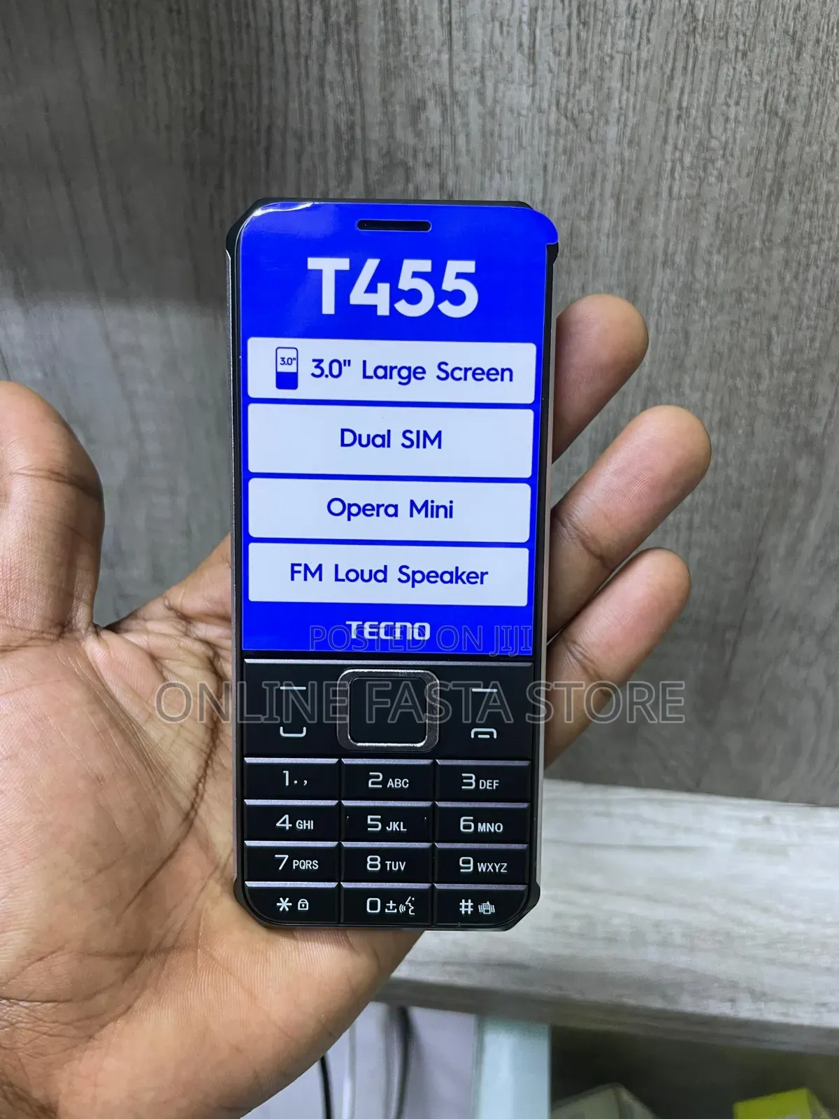 New Tecno T455 Black