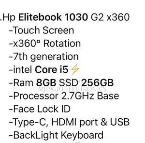 Laptop HP EliteBook x360 1030 G2 8GB Intel Core i5 SSD 256GB