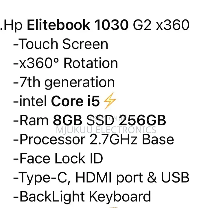 Laptop HP EliteBook x360 1030 G2 8GB Intel Core i5 SSD 256GB