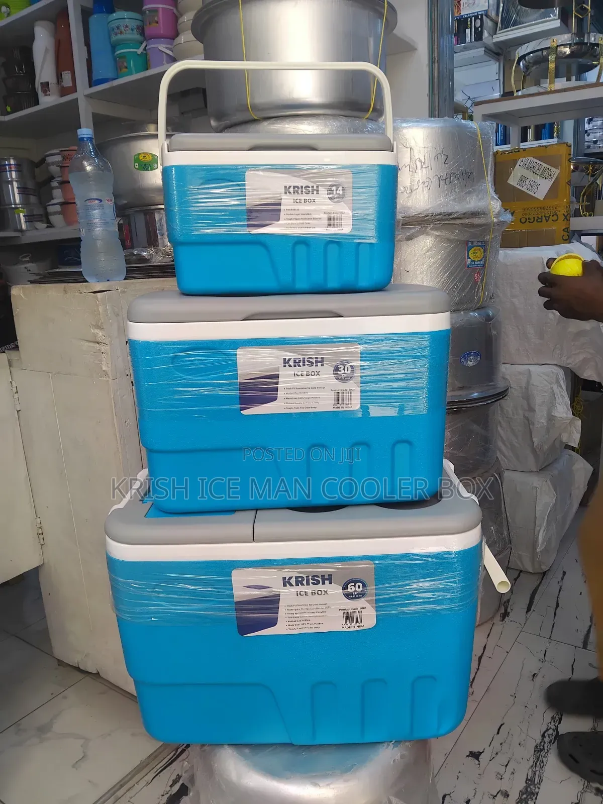14ltrs,30ltrs,60ltrs - Cooler Box Set Krish Brand