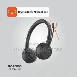 Porodo Office Wireless Headset - Black