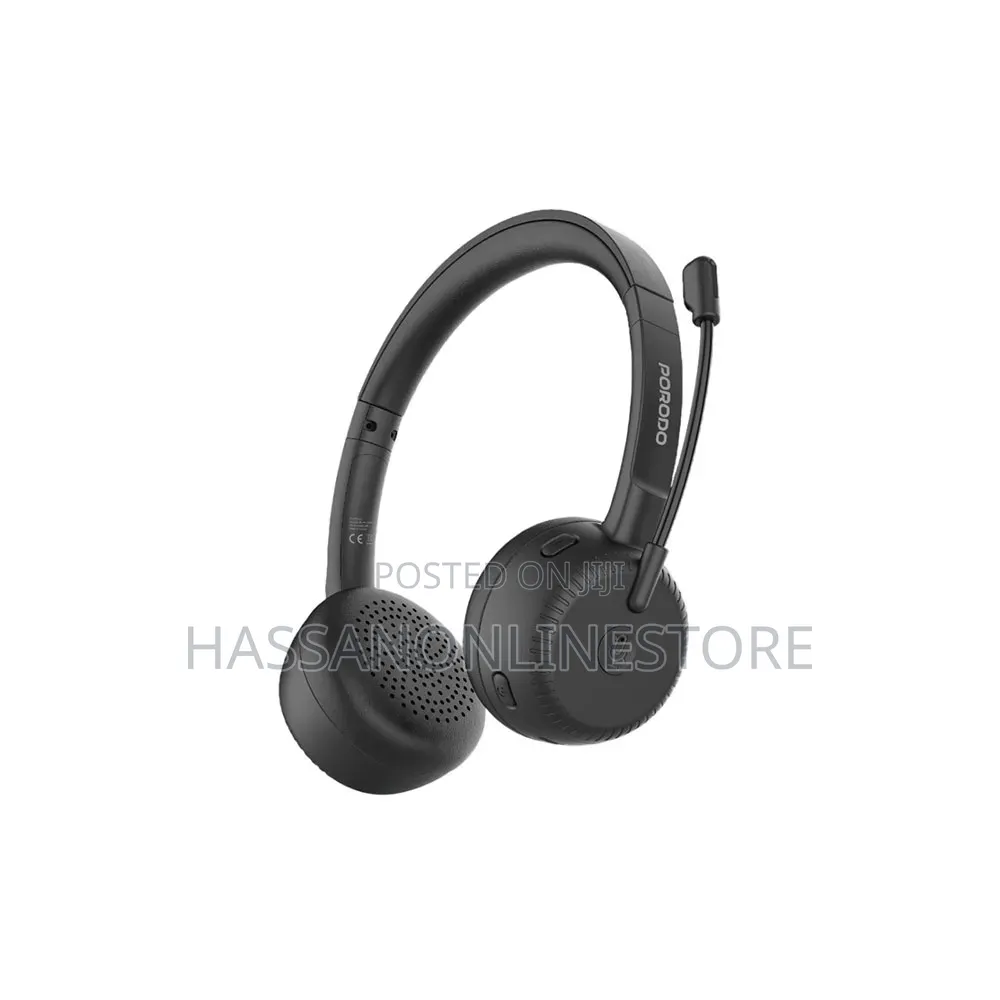 Porodo Office Wireless Headset - Black