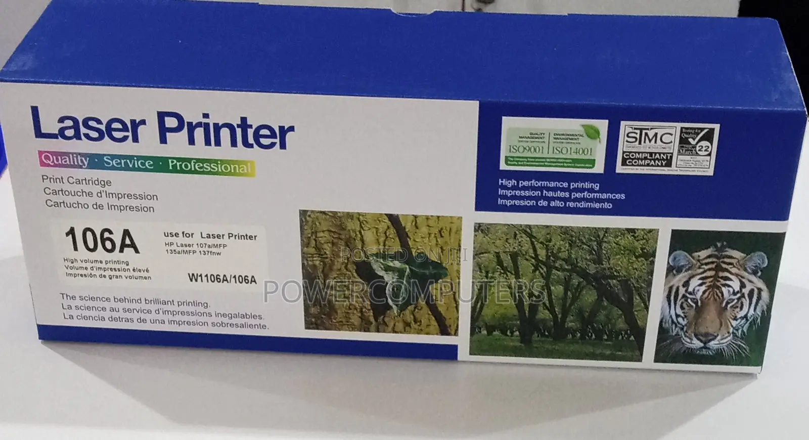 Compatible Black Toner W1106a (106a) With Chip