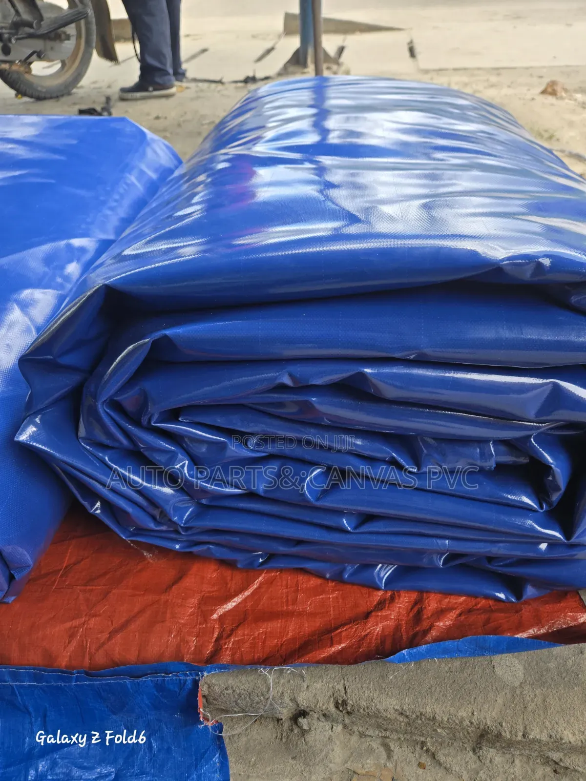 PVC 700gsm Blue Color 50x20feet