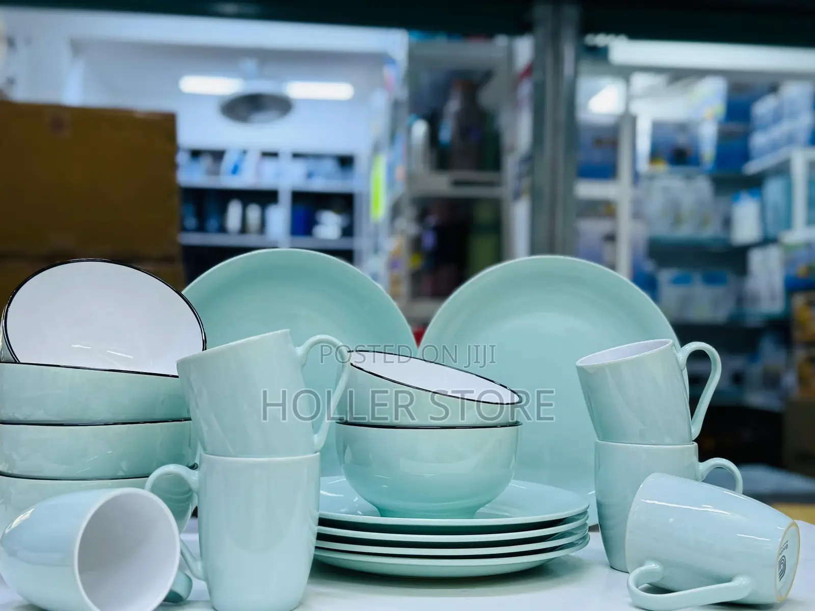 Black Min Dinner Set ( 18 Pieces)