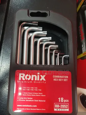 18-Piece Combination Hex Torx Key Set