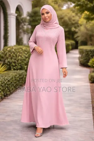 Casual Arabian Style High-Grade Long-Sleeved Floor-Length Dresses