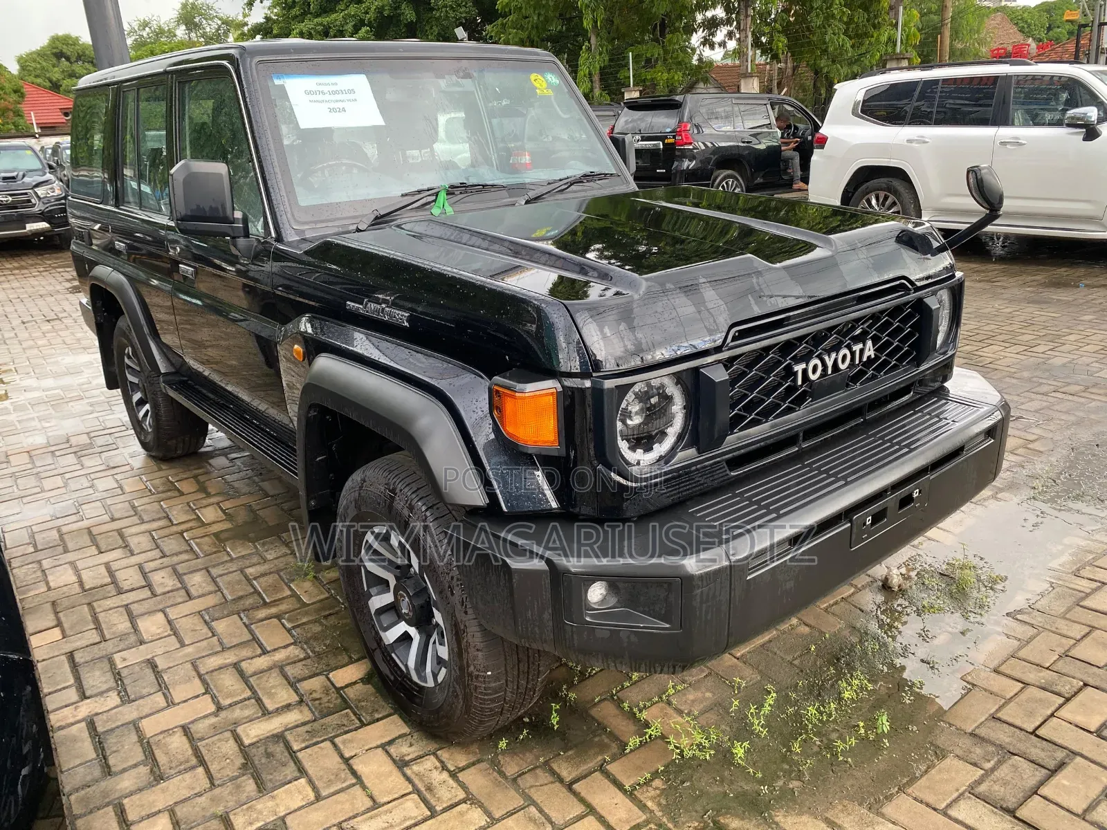 New Toyota Land Cruiser 76 Series 2024 Matt Black