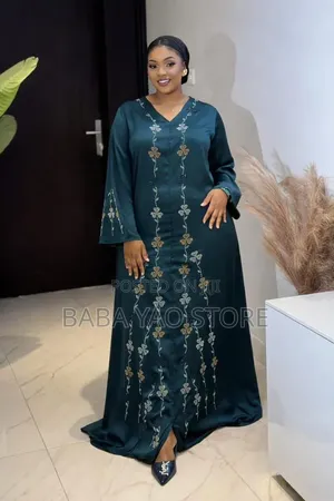 New Women's Clothes Floor-Length Rhinestones Print for Any Occasions.