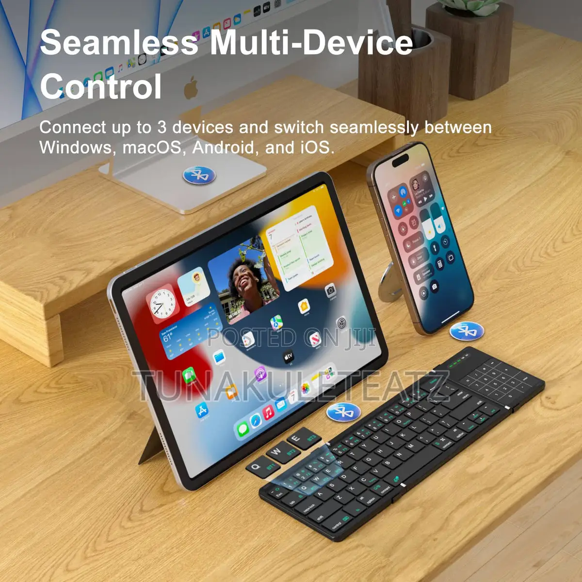 Foldable Bluetooth Keyboard With Touchpad (B033)