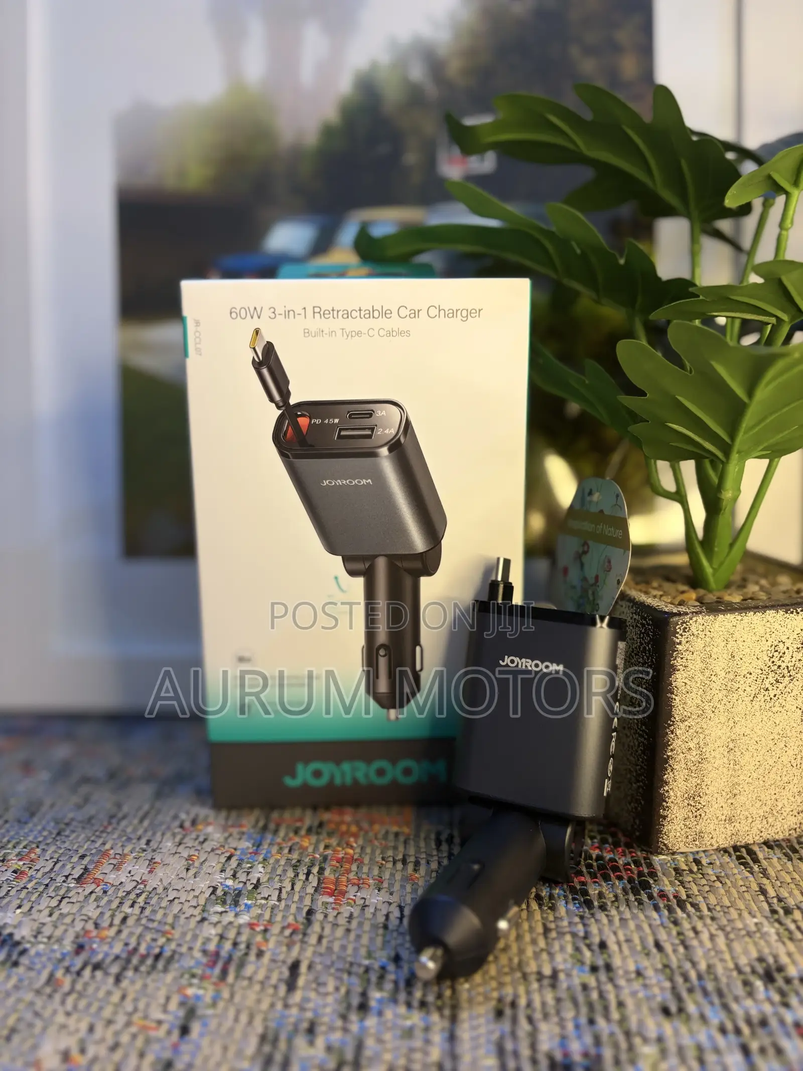 Joyroom Original Car Charger, 60 Watts