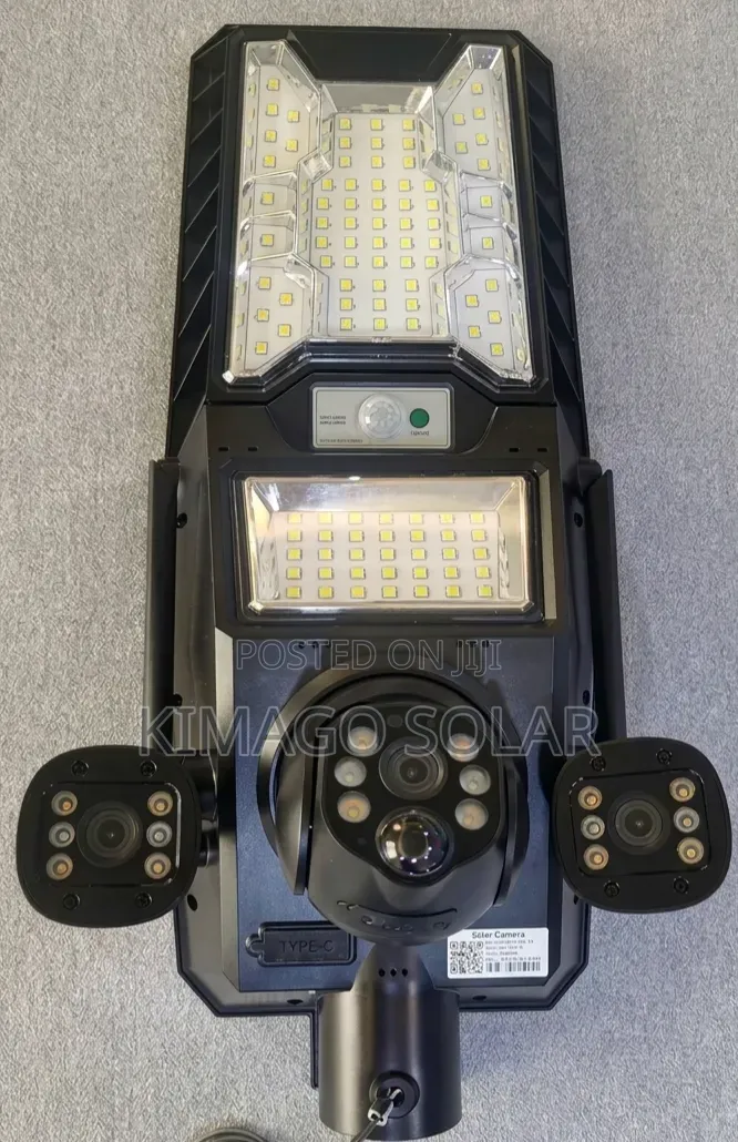 Security System Ya Solar Lenzi 3, Taa 450w, Inatumia Simcard