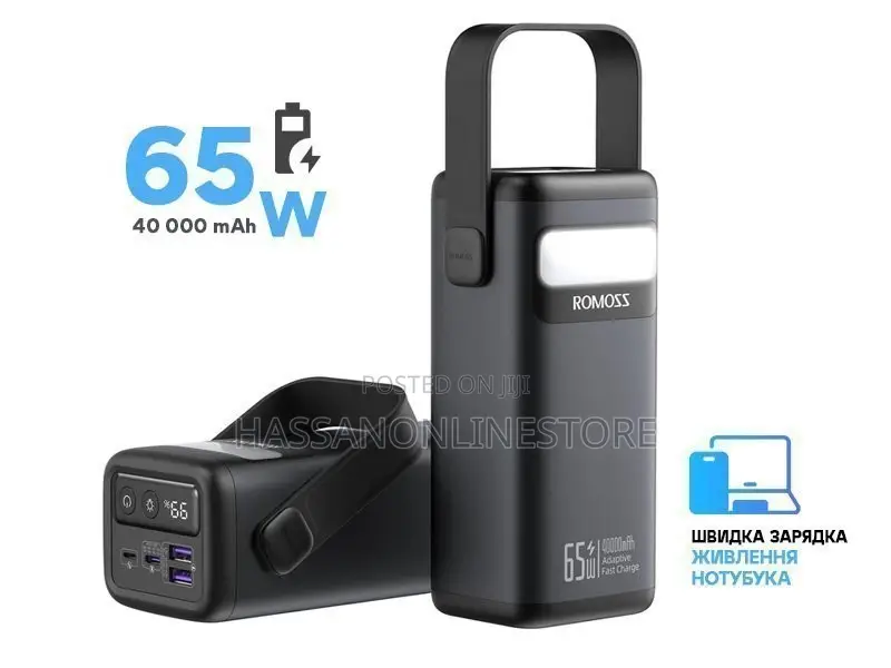 Romoss Pmt40 Ezcarry Pro 40000mah 65w Fast Charge Power Bank