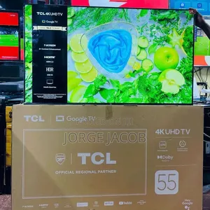 TCL 55-Inch Uhd Smart Google Tv With an Edgeless Design.