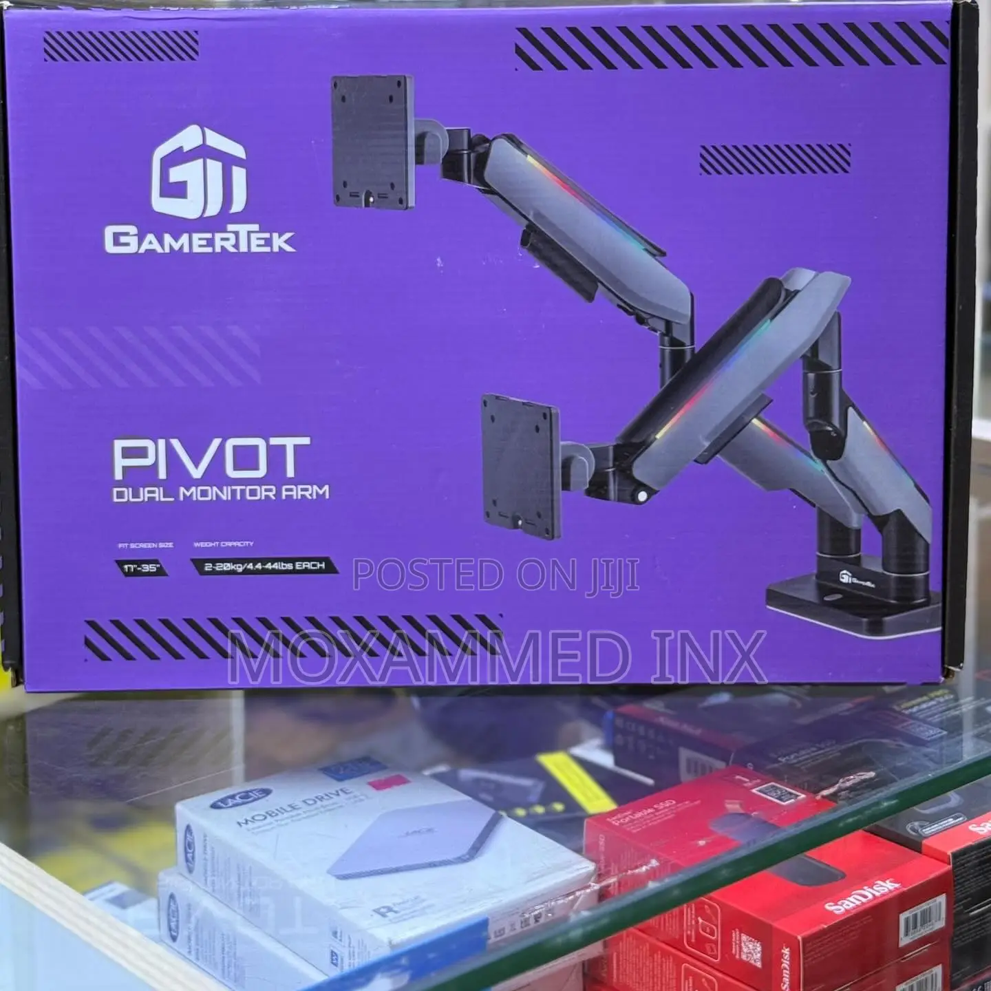 Gamertek Pivot Dual Monitor