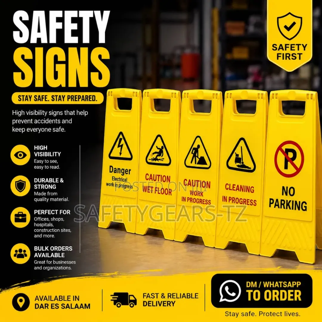 Safety Caution / Danger Flip Signage