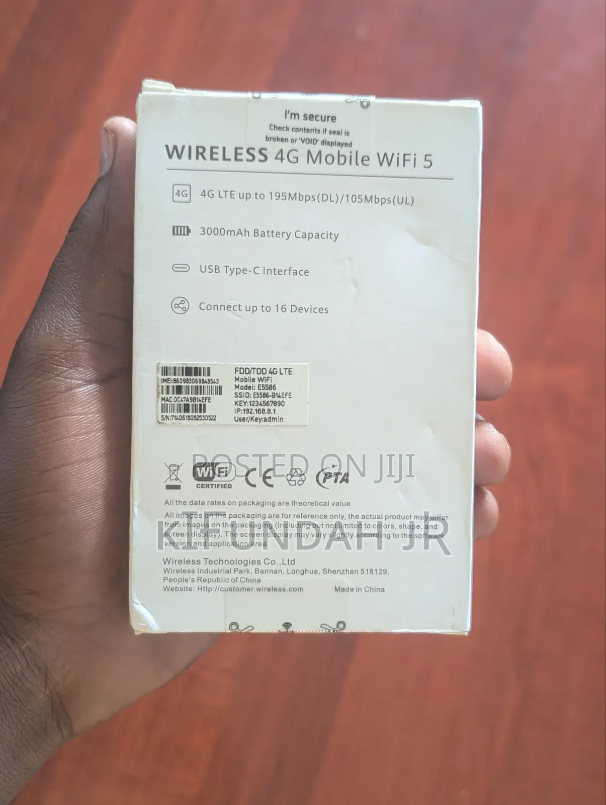 Wireless 4g Mobile Wifi 5