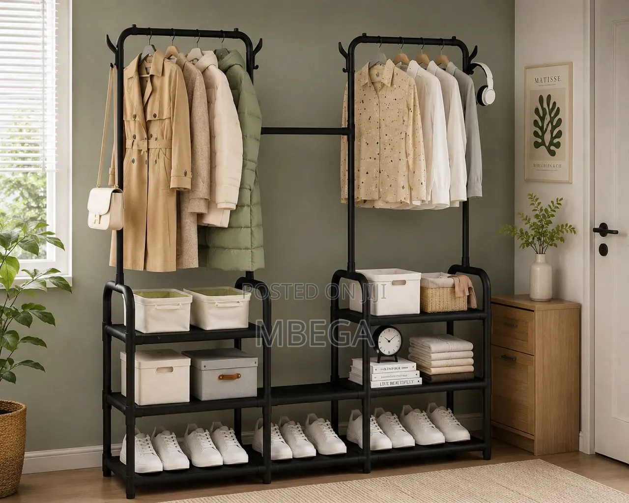 Multi-functional Coat Shoes Rack