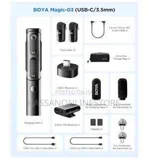Boya Magic - World's 1st Al-Powered Transformable Wireless Microphone