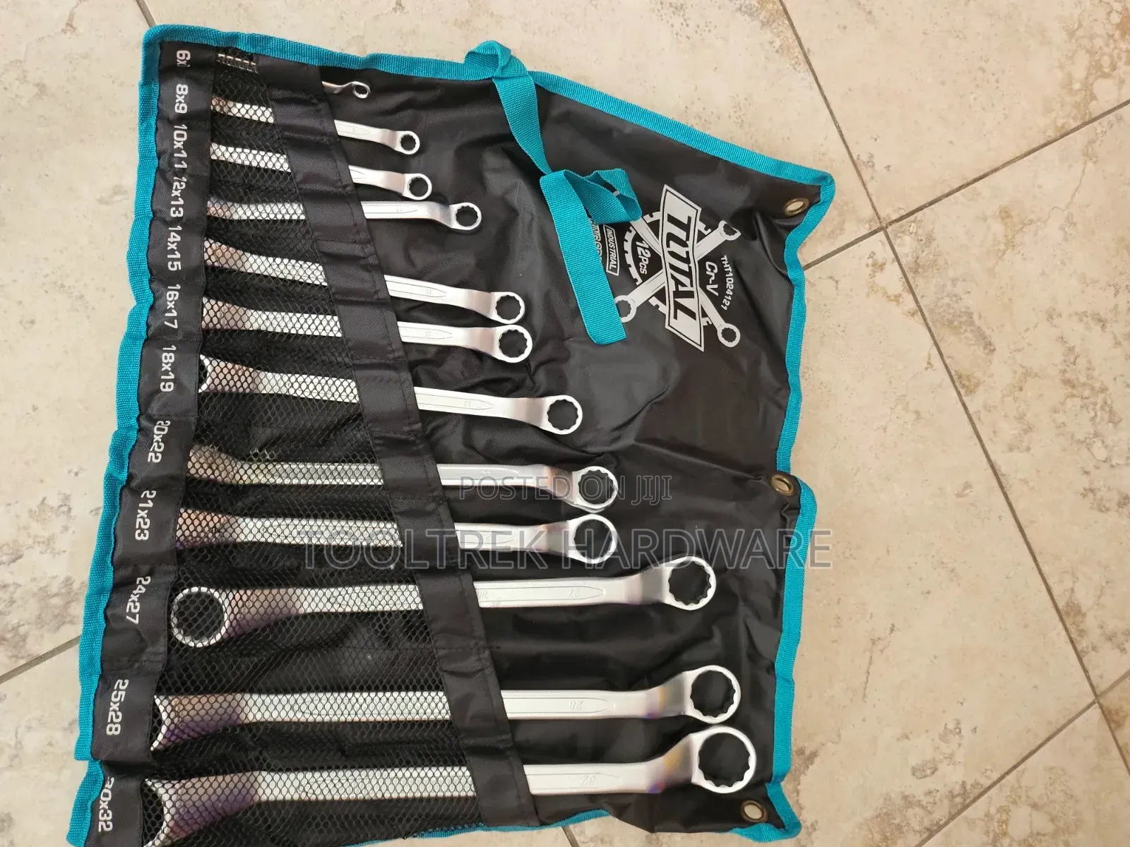 Total 12pc Ring Spanner Set 6-32mm