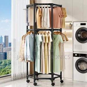 360-Degrees Rotating Clothes Rack