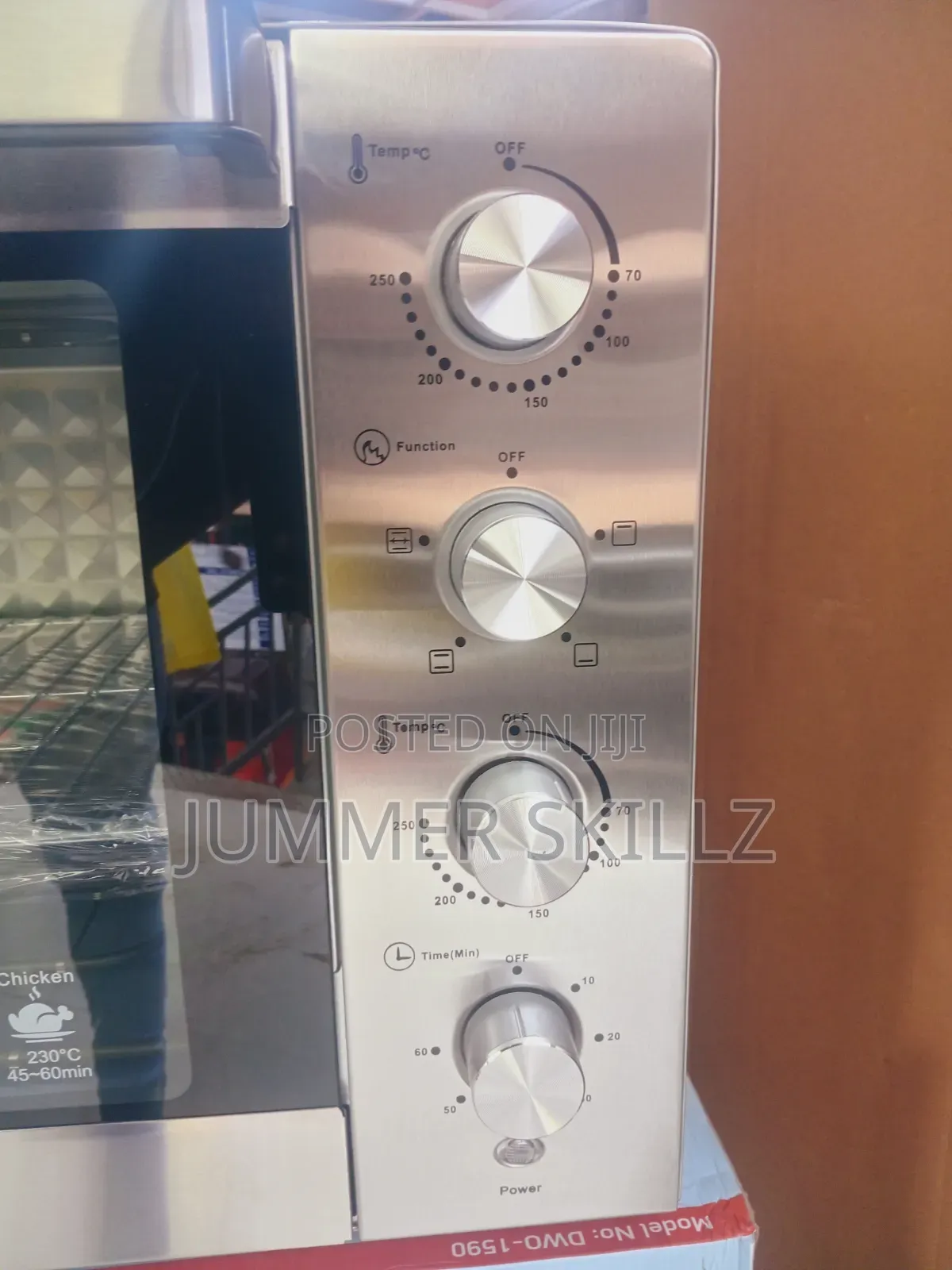 Electric Oven 90l Model 1590