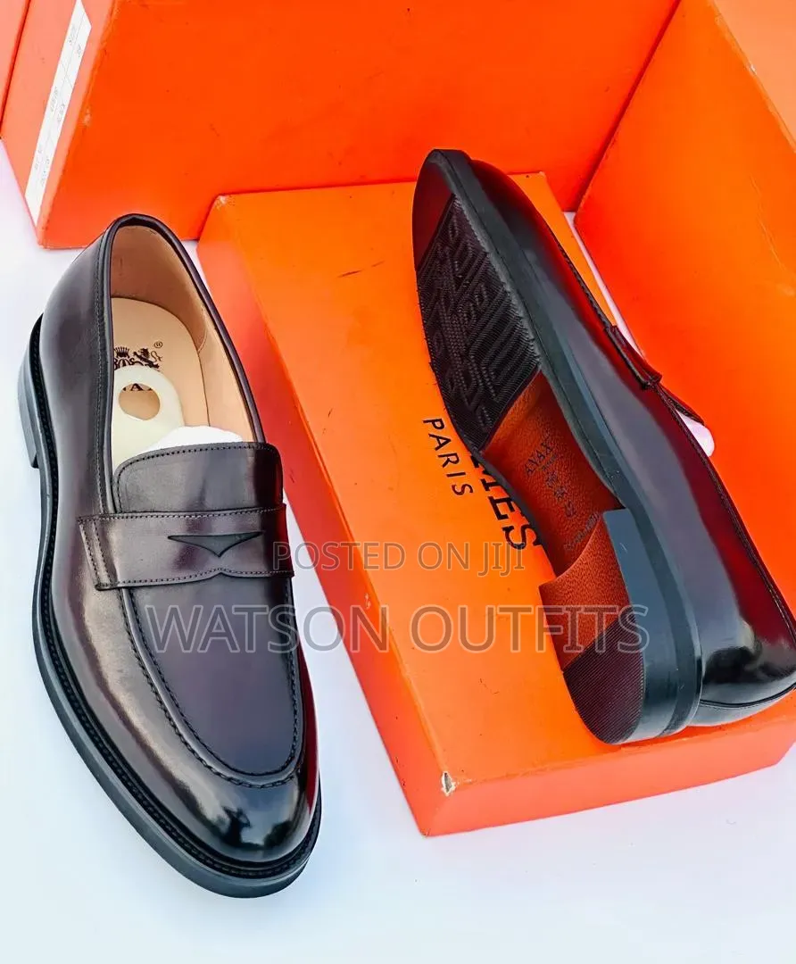Men's Leather Shoes Anax Classically Branded Materials Original
