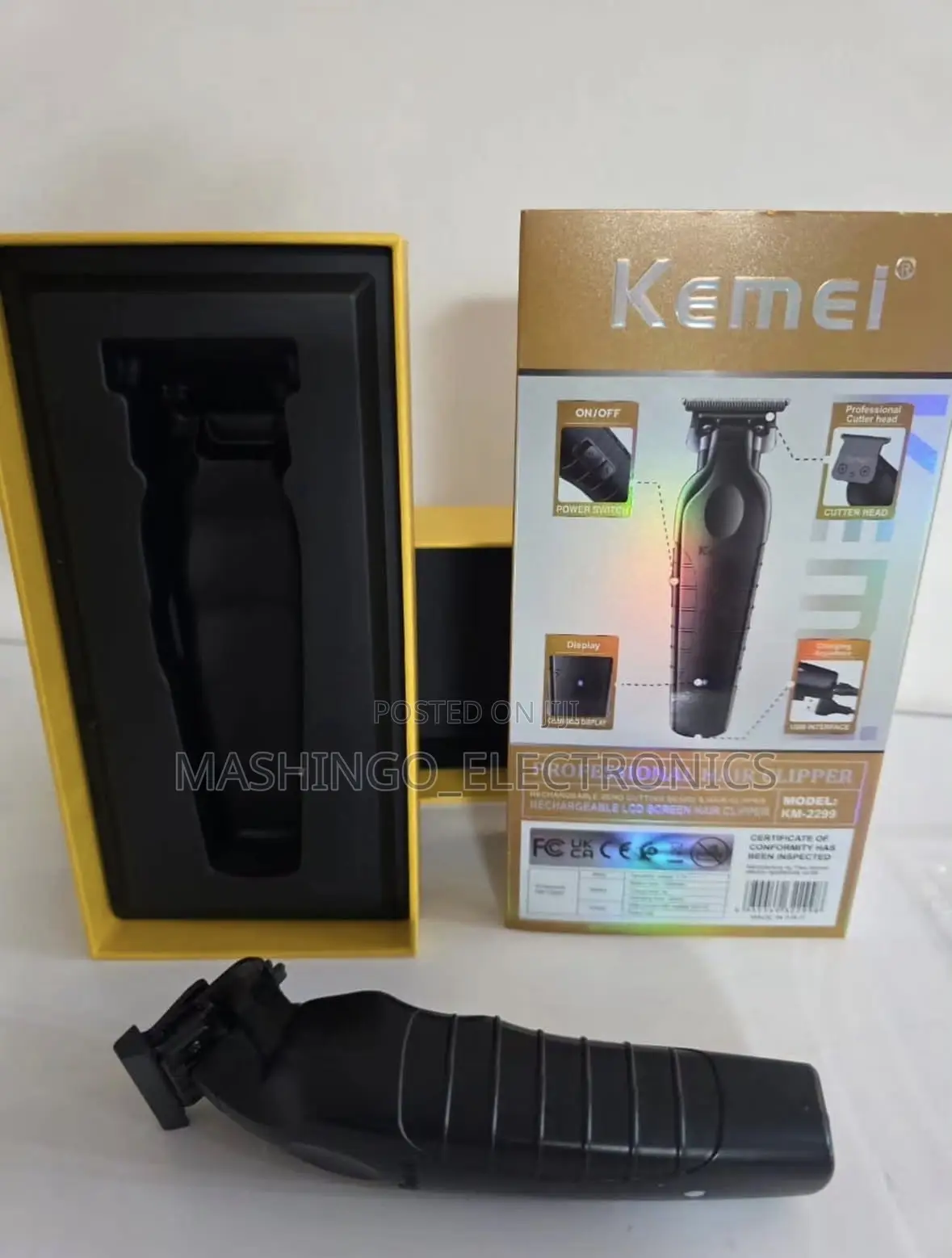 Kemei Professional Hair Clipper || Cutting
