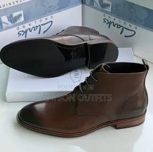 Men's Leather Shoes Clarks Amazingly Branded Excellently Modelled