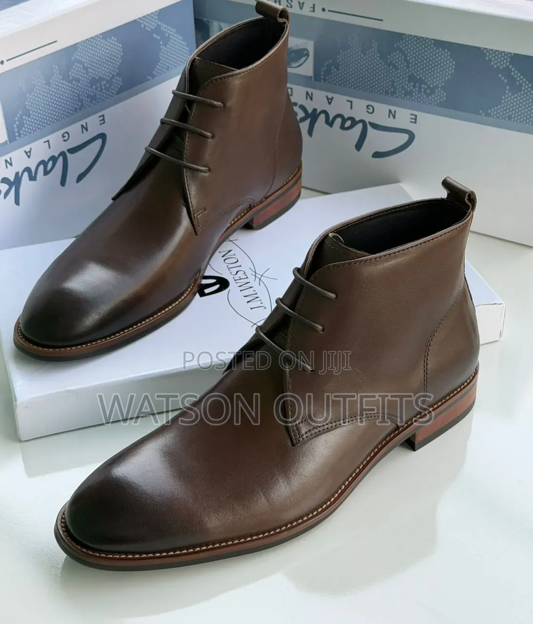 Men's Leather Shoes Clarks Amazingly Branded Excellently Modelled