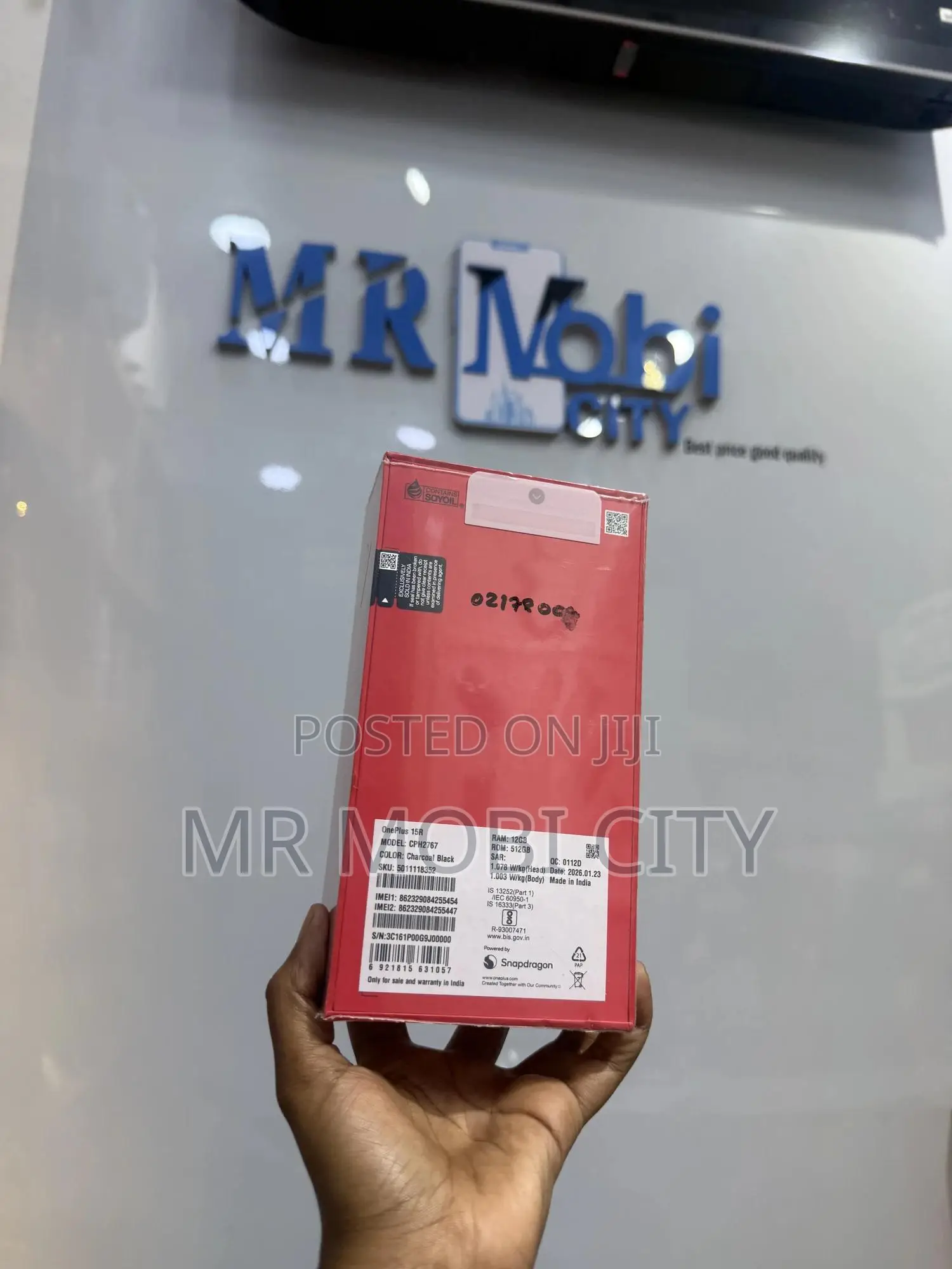 New OnePlus 15R 512 GB Black