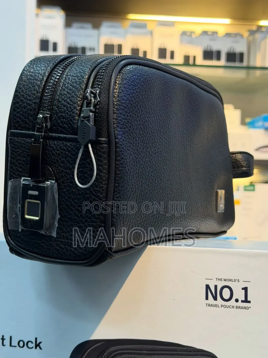 Wiwu Clutch Bag   Fingerprint Lock (Ultra Secure