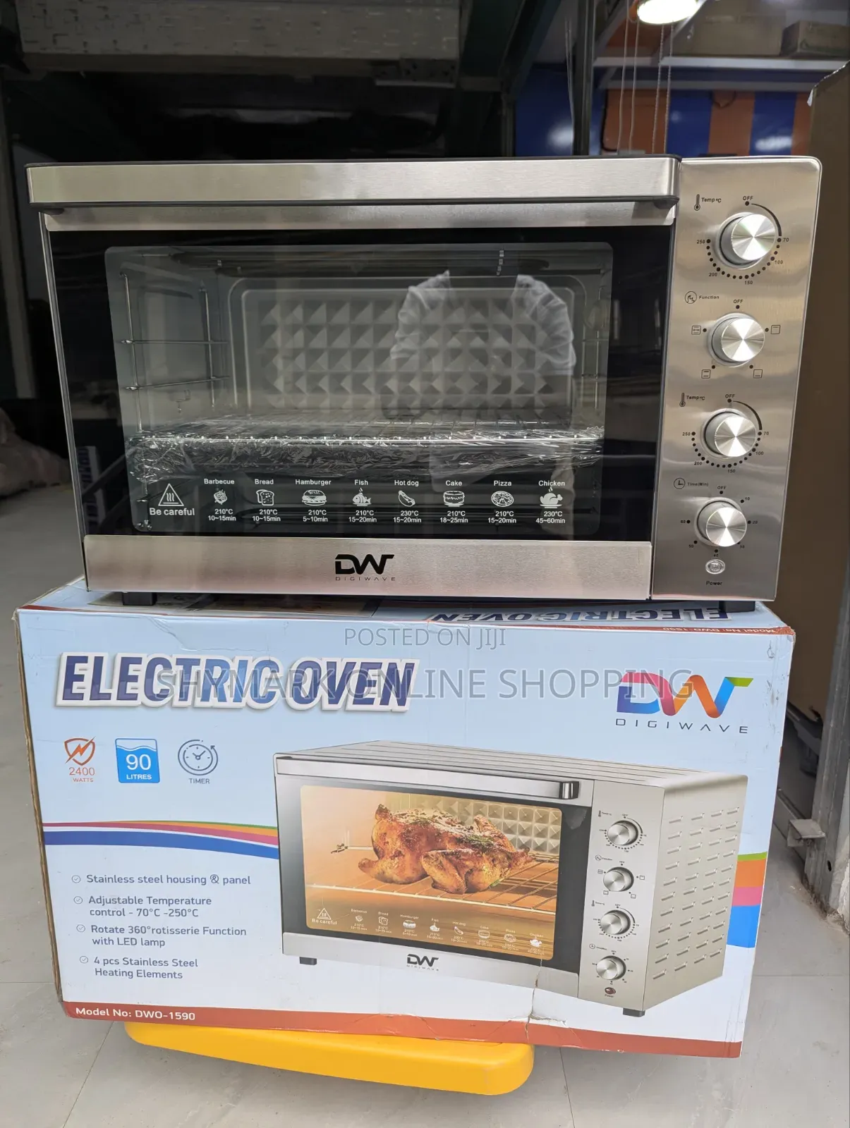 Digiwave Electric Oven 90l (Dwo-1590)