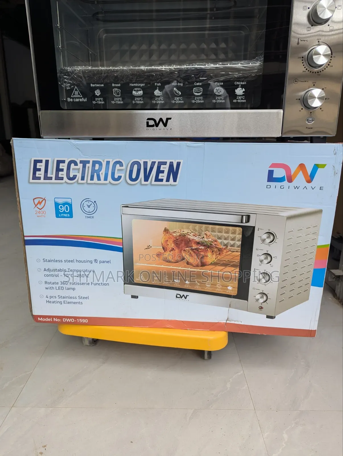 Digiwave Electric Oven 90l (Dwo-1590)