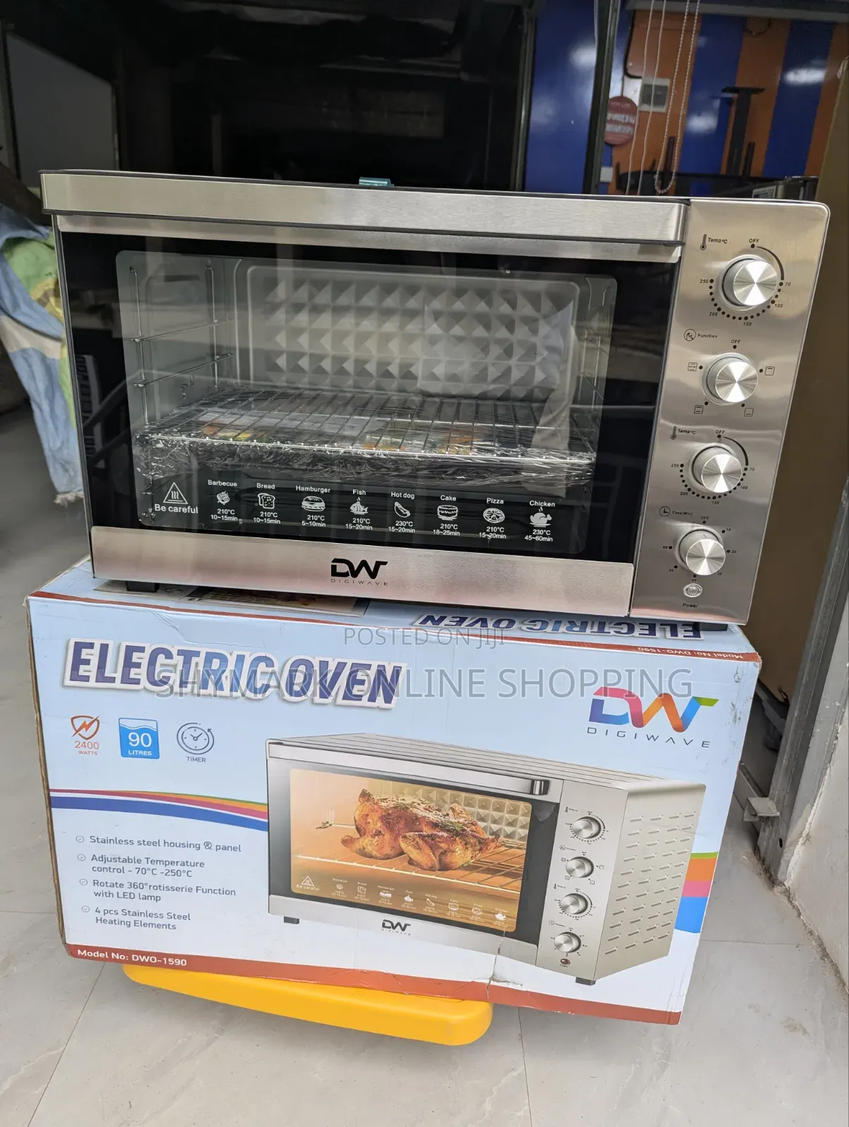 Digiwave Electric Oven 90l (Dwo-1590)