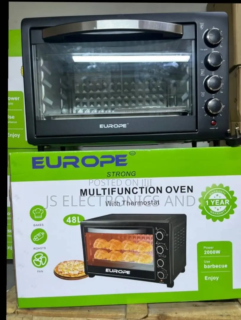 Europe Strong Oven Liter 48 Original Multifunction Warranty Mwaka
