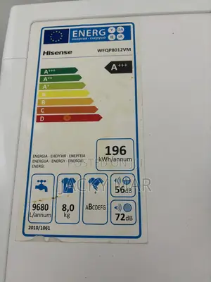 Hisense Steam Inverter Washing Machine 8kg