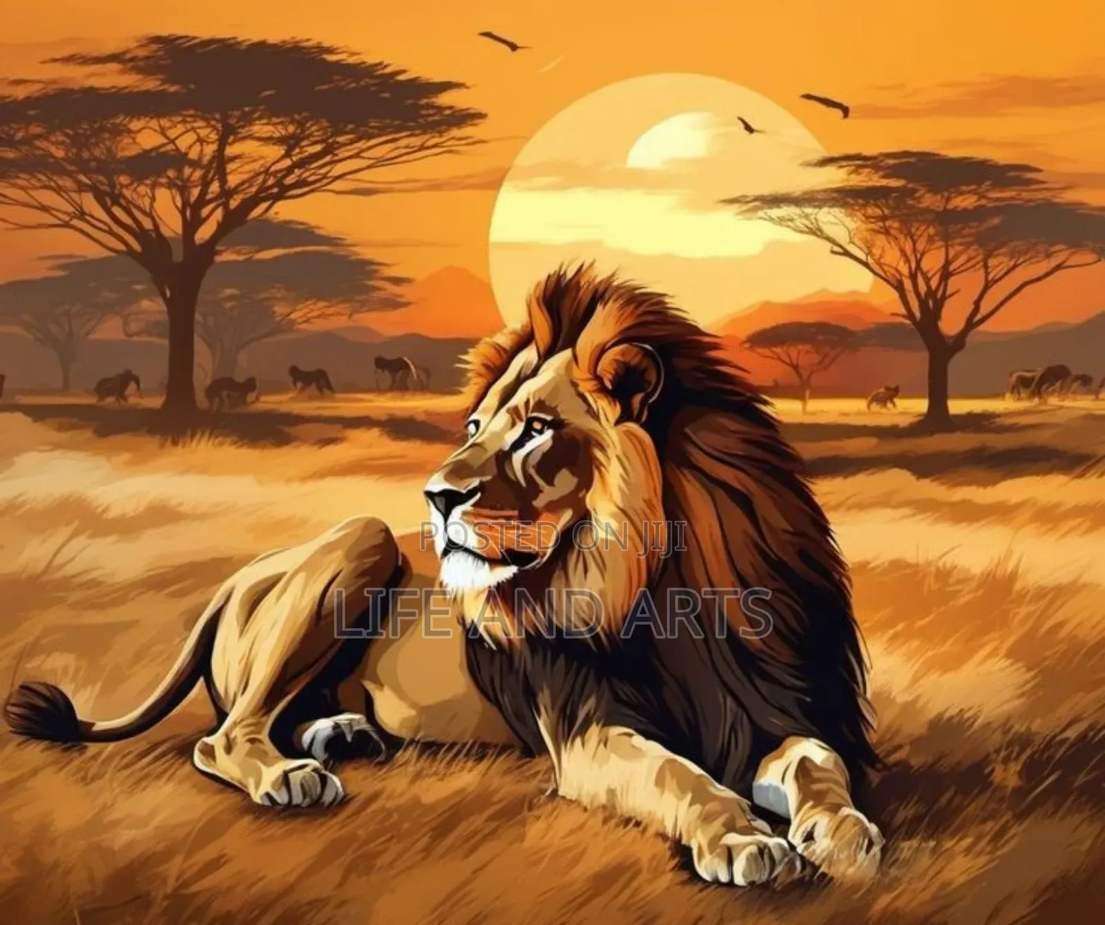 "Majesty At Dusk" Canvas Painting