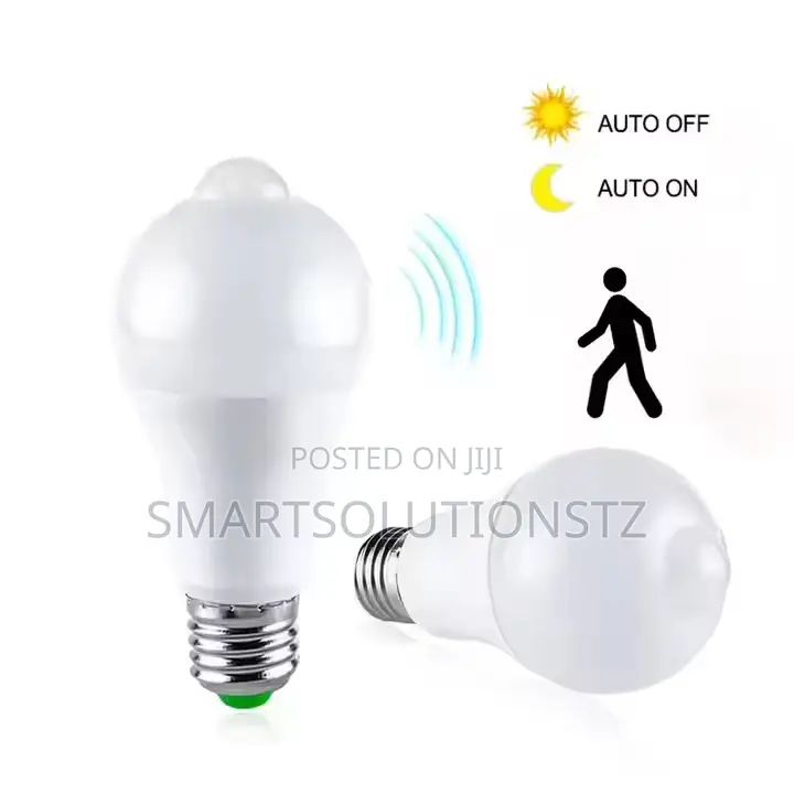 Pir Bulb Motion Sensor Bulb Ya Umeme Mtu Akipita Inawaka
