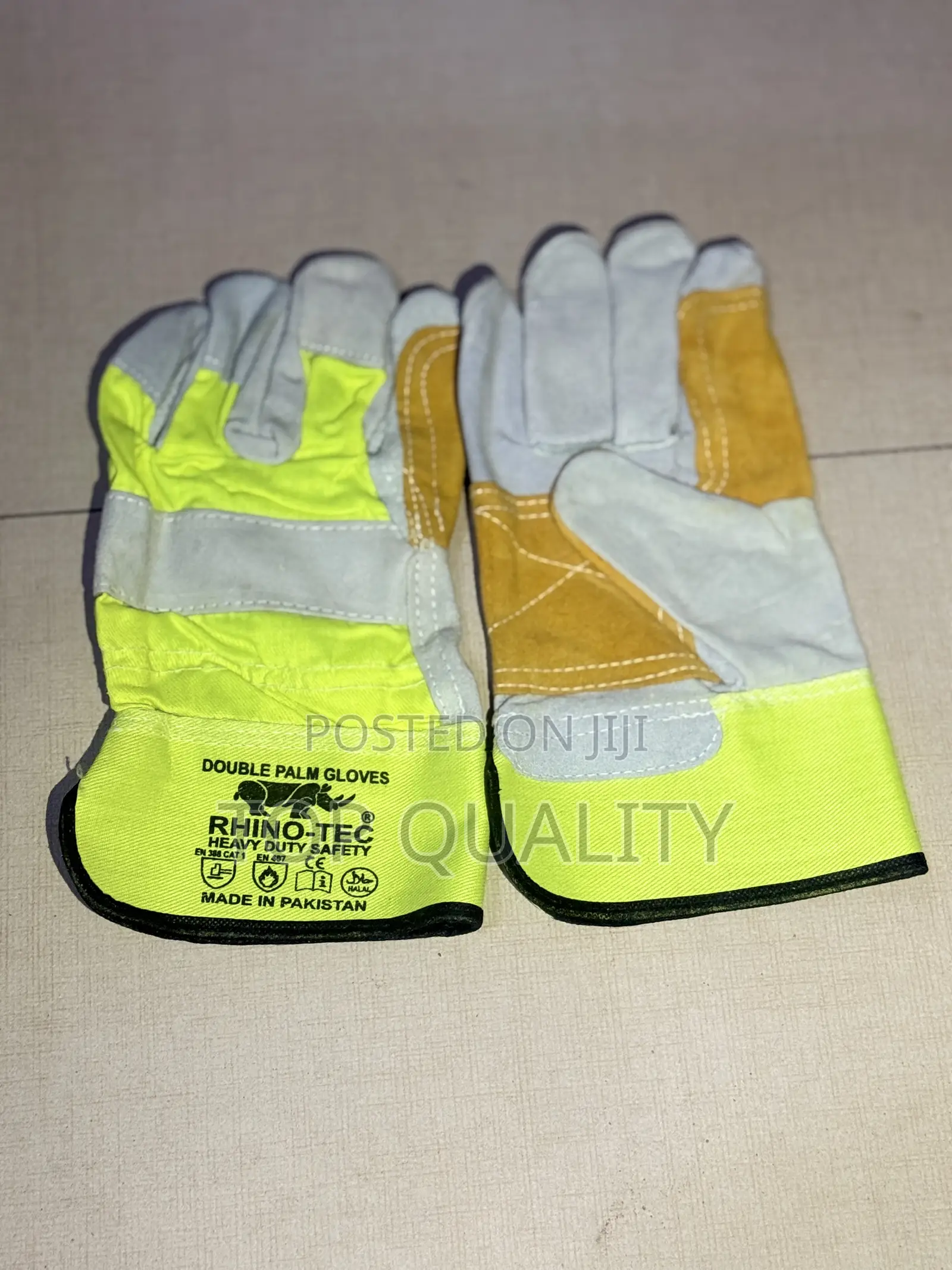 Double Palm Leather Gloves