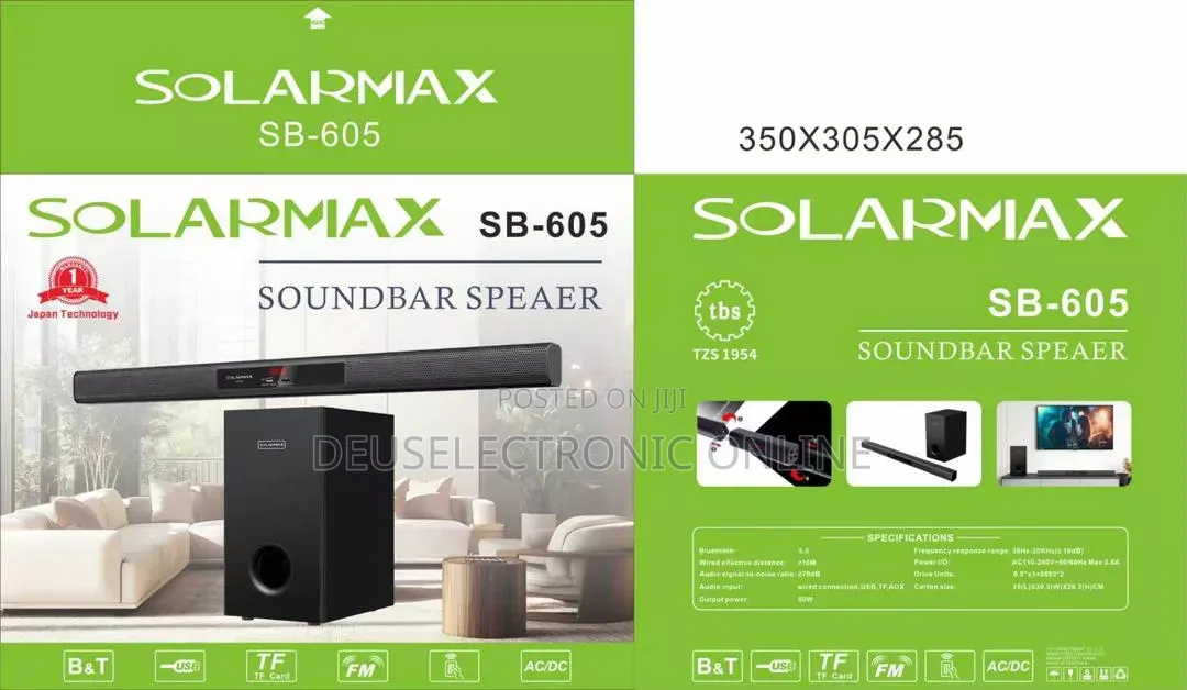 Solarmax Sound Bar Sb605