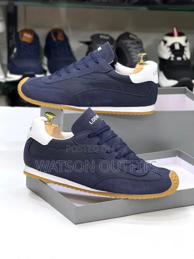 Men's Leather Shoes or Sneaker Footwears Completely Loewe Branded
