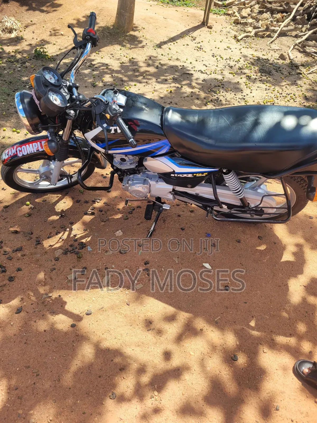 TVS HLX 125 2025 Blue