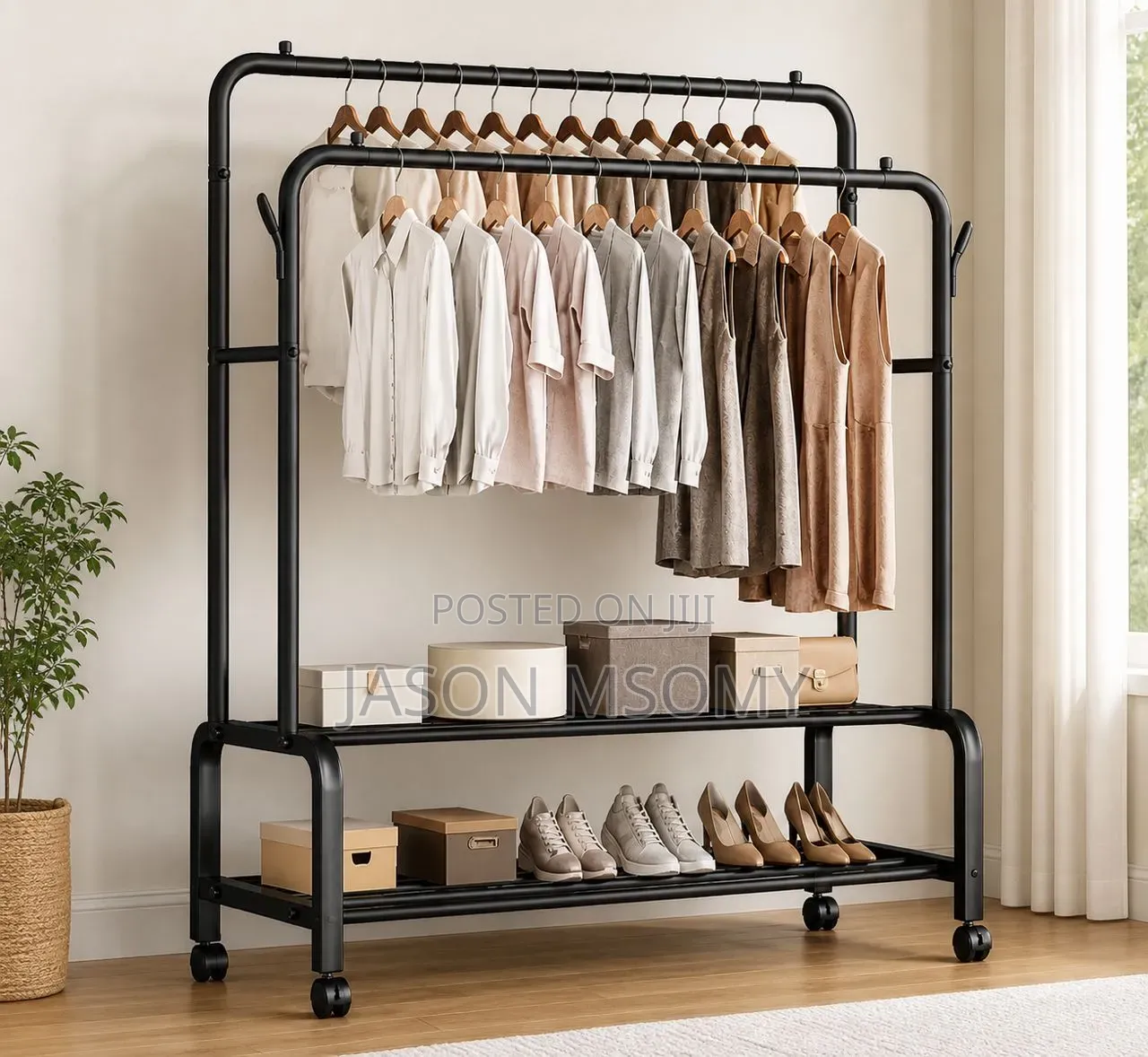 *#Multipurpose Double Pole Hanger